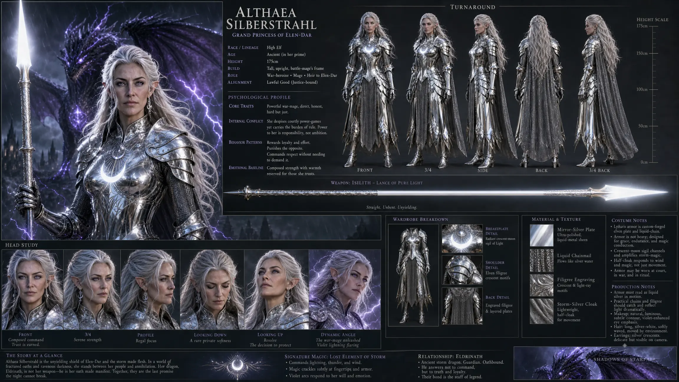 Design sheet of Althaea Silverbeam