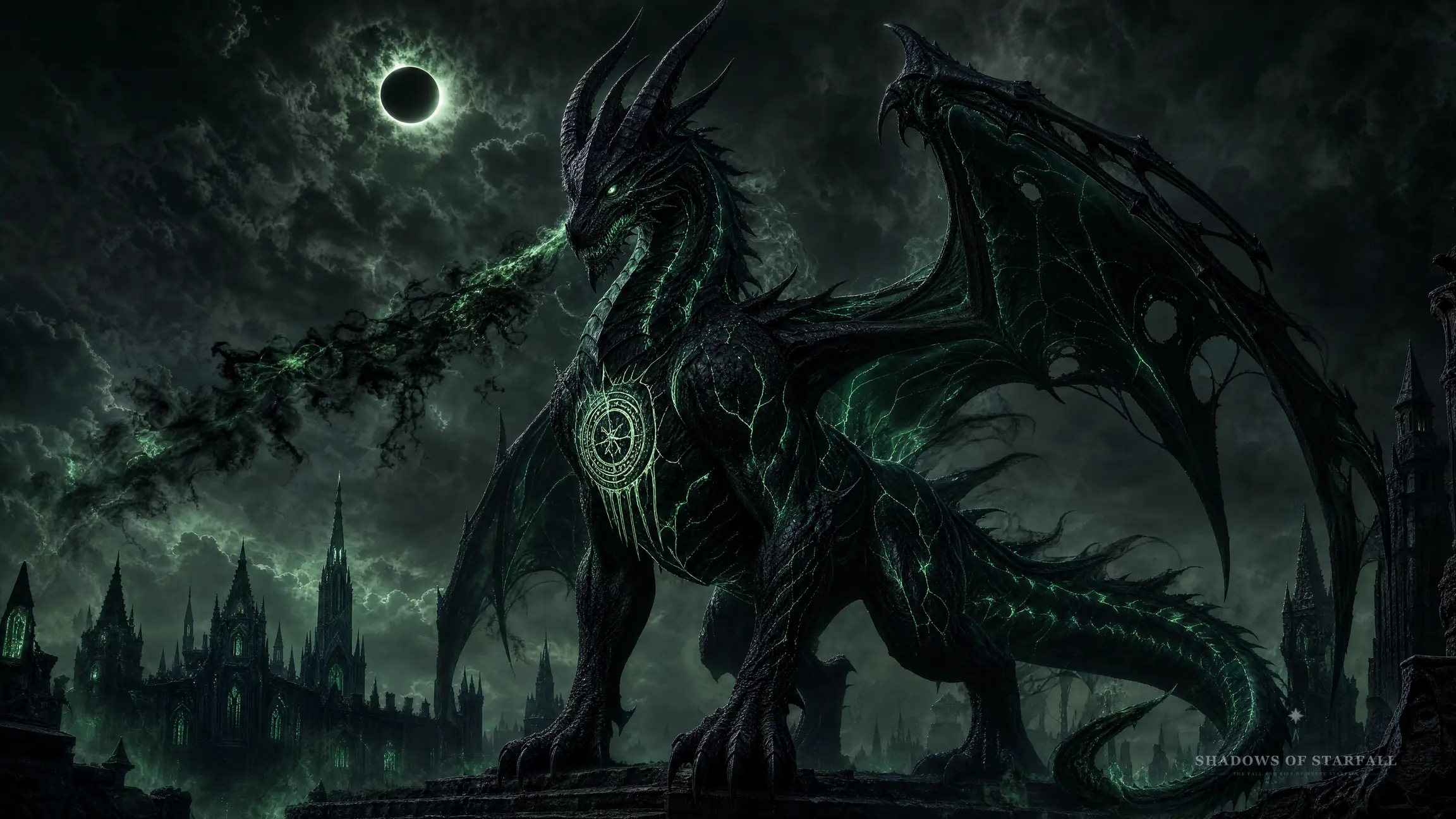 The dragon Nyxareth